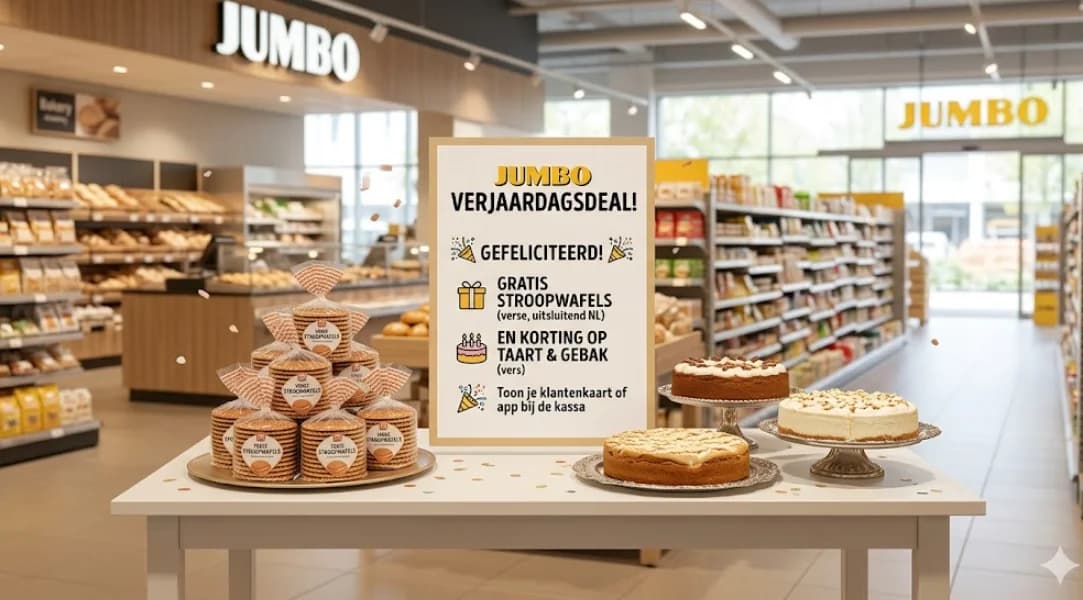 Gratis Stroopwafels bij Jumbo